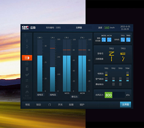 中國中車監(jiān)控顯示屏界面設(shè)計(jì)及QT、Codesys、Fltk開發(fā)